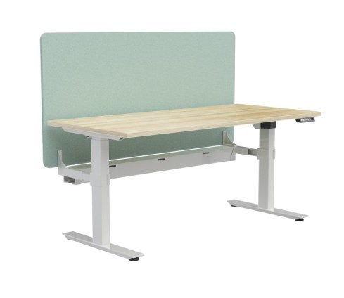 Agile Electric Single Motor Desk + CM + R18_NO_W_Splice Lagoon_noshadow72